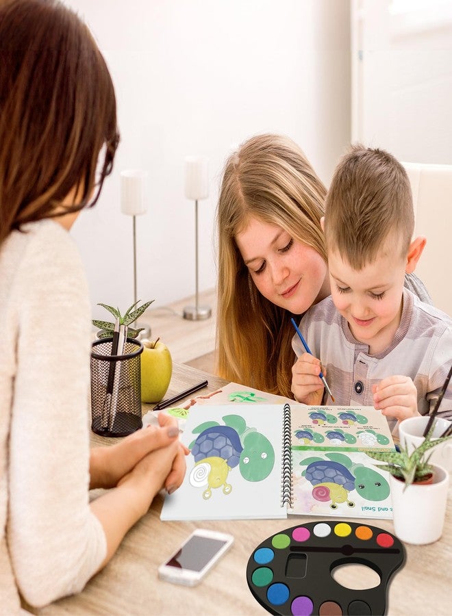 Kalysky Paint with Water Books for Kids Ages 2-4 4-8, Watercolor Coloring Book for Kids, Toddlers Watercolor Painting Book, Water Color Paint Set for Kindergarten Art Craft Drawing Gift - Image 5